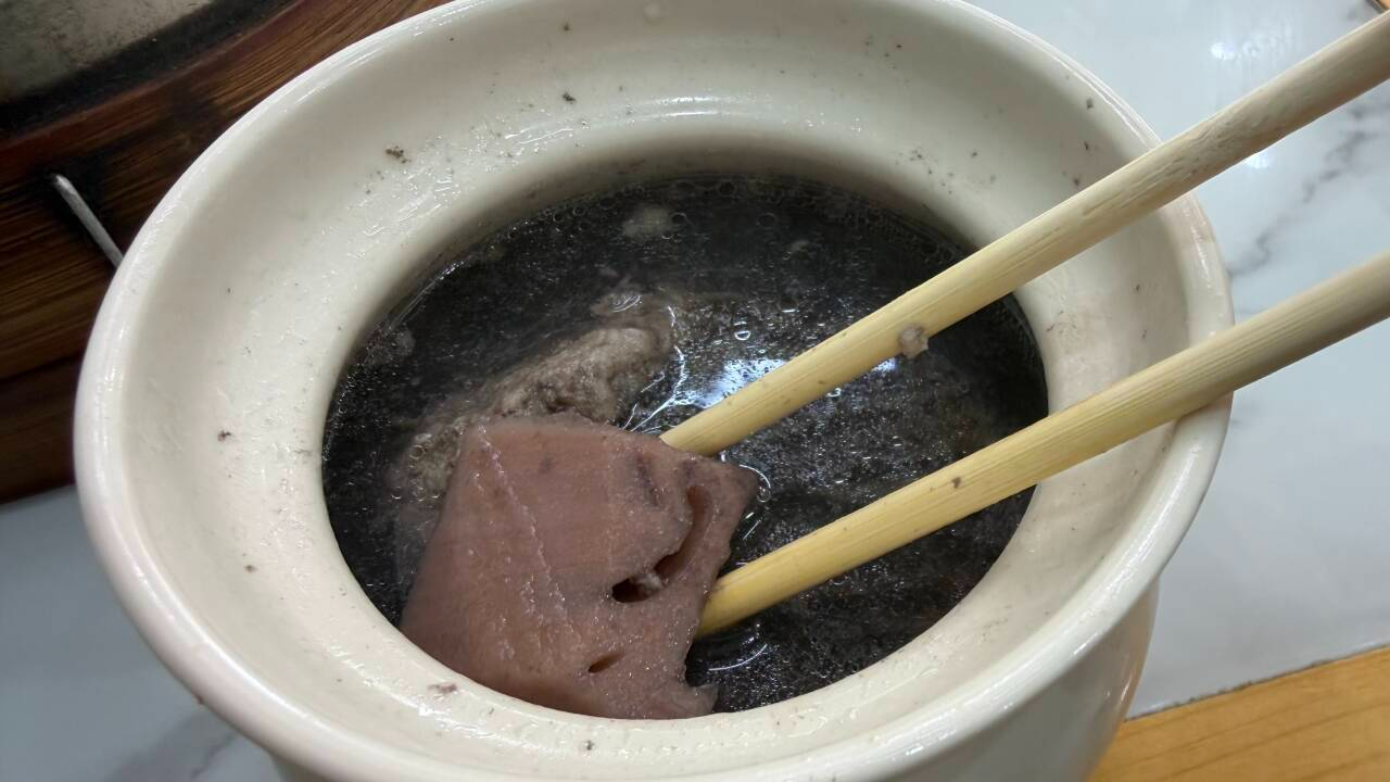 莲藕肉饼瓦罐